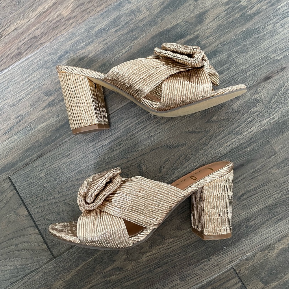LuLu’s Dorothea Heel Sandals - new in box